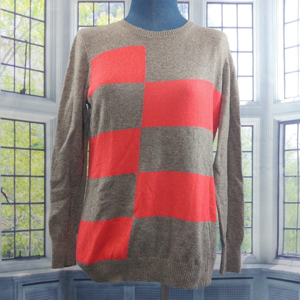 ☮️41 Hawthorn Block Long Sleeve Sweater CC10 - Picture 1 of 8